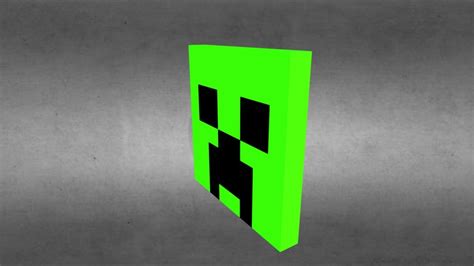 Pixel Art (Minecraft Creeper Face) - Download Free 3D model by Alex_F [8fb9bcf] - Sketchfab