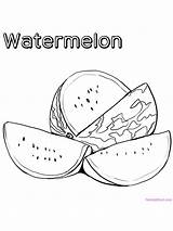 33  Cute Watermelon Coloring Pages Fieltros Patiki sketch template