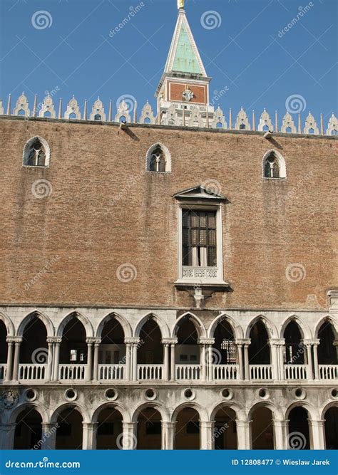 Venice - Palazzo Ducale stock image. Image of columns - 12808477