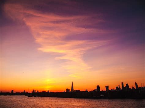 What a wonderful February sunset over London Bridge. London Bridge, February, Wonder, Celestial ...