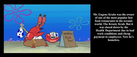 Homeless Mr. Krabs meme by Locopoton1 on DeviantArt