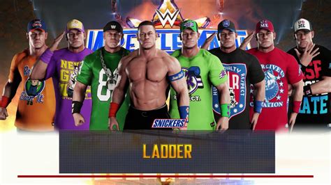 WWE 2K18 John Cena Edition, John Cena vs 7 Different John cenas 8 man ...