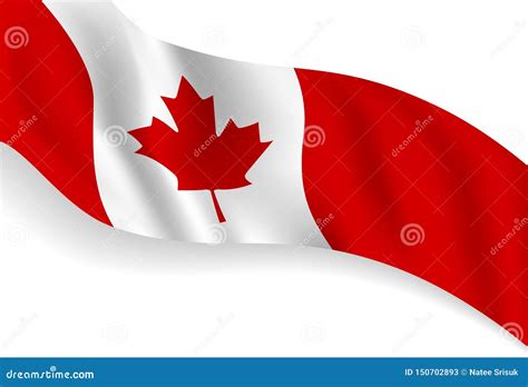 Canada Day Banner Background Design of Flag with Copy Space Stock Vector - Illustration of ...