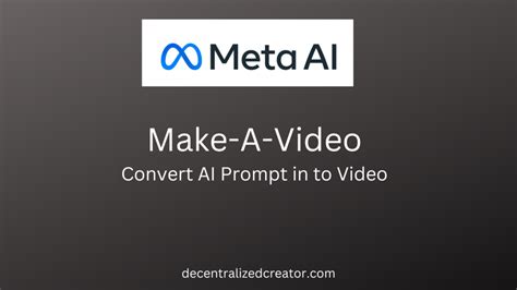 Meta’s Text to Video AI Generator: With Stunning Example - DC