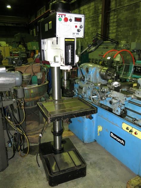 Jet 20″ Electronic Variable Speed Drill Press – Mullin Machinery