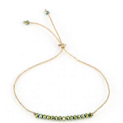 Beaded Gold String Bracelet - Style Limits