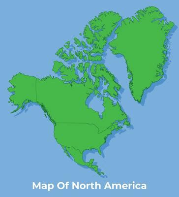 North America Map States Vector Art, Icons, and Graphics for Free Download