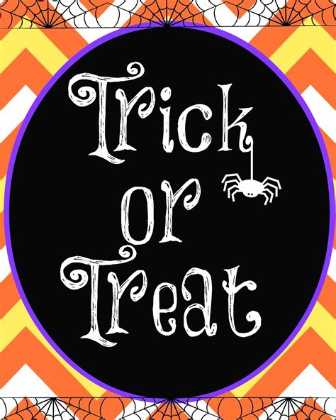 Trick Or Treat Printables