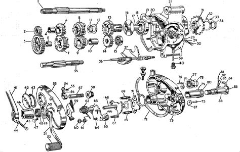 Andover Norton Parts Drawings - Genuine Andover Norton Factory Parts - Commando Parts