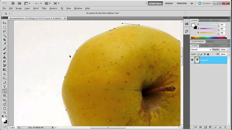 Photoshop Tutorial: Make Selection With the Pen Tool -HD- - YouTube