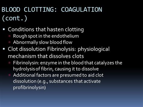 FORMED ELEMENTS OF BLOOD (cont.) Functions of platelets Important role in hemostasis and blood ...