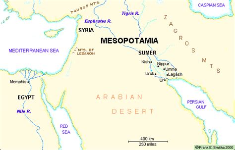 The World Map Of Ancient Uruk