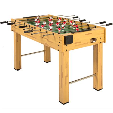 Best Choice Products 48in Competition Sized Wooden Soccer Foosball Table w/ 2 Balls, 2 Cup ...