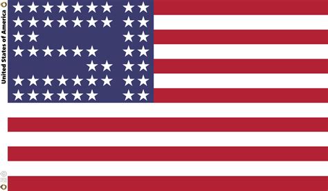 Easy view 51 star USA flag. No need to count them. : r/vexillology