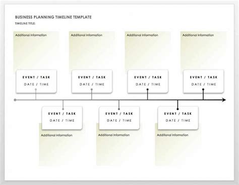 Free Blank Timeline Templates | Smartsheet