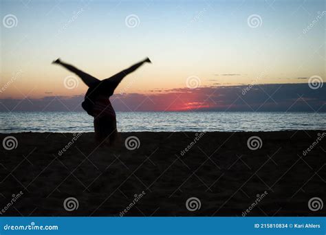 Cartwheel Silhouette Stock Photo | CartoonDealer.com #14260662