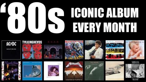 Most Iconic Album Released Every Month of the ‘80s - YouTube