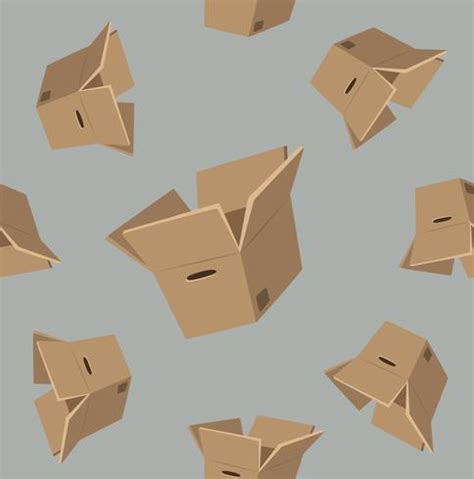 Cardboard Boxes pattern 672229 Vector Art at Vecteezy