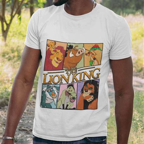 Mufasa Simba Pumbaa Timon Rafiki Shenzi Scar T-shirt The Lion King