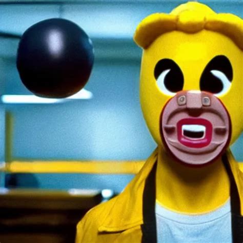 Movie still of Ryan Gosling as Pacman, big yellow | Stable Diffusion | OpenArt