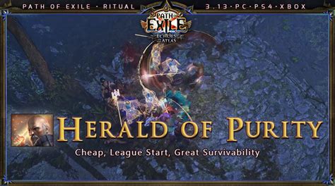 [Ritual] PoE 3.13 Templar Guardian Herald of Purity Starter Build (PC,PS4,Xbox) - poecurrencybuy.com