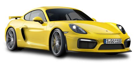 Yellow Porsche Cayman GT4 Car PNG Image - PurePNG | Free transparent CC0 PNG Image Library