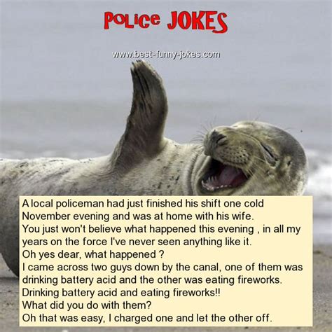 Police Jokes: A local policeman ha...