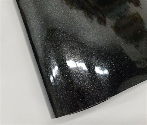 Gloss Black Sparkle Diamond Metallic Vinyl Car Auto Wrap Decal Sticker Film Roll | eBay