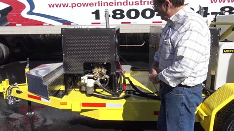 Sewer Jetting Equipment Trailer Mounted - YouTube