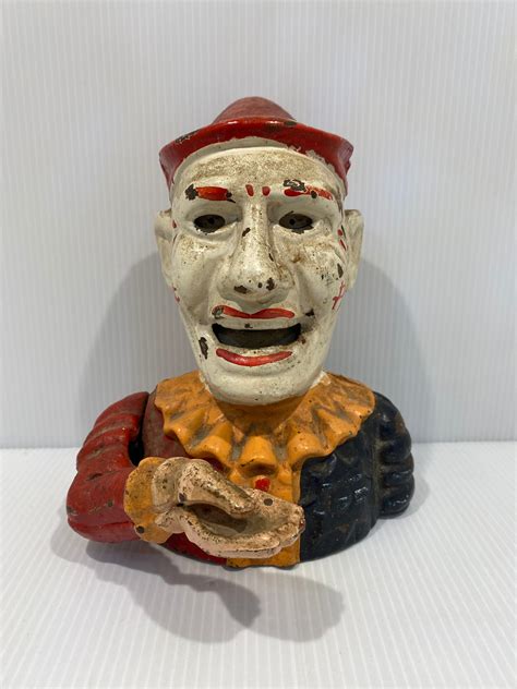 Cast Iron Humpty Dumpty Mechanical Clown Bank – Iapello Arts & Antiques