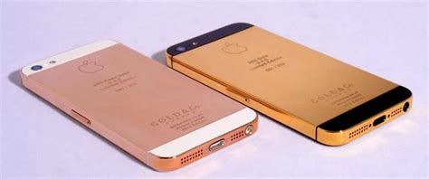 Gold & Co unveiled the world’s first pure gold iPhone 5