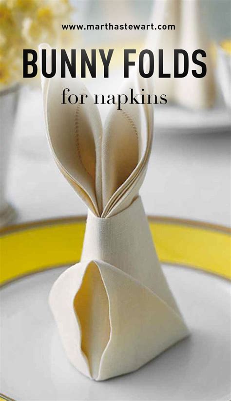 How to Make a Bunny Napkin Fold | Easter napkins, Easter napkin folding ...