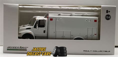 2013 INTERNATIONAL DURASTAR AMBULANCE WHITE 1/64 DIECAST BY GREENLIGHT 33041 | Diecast ...