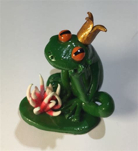 Miniature Frog Terrarium Fairy the Prince Frog Miniature - Etsy