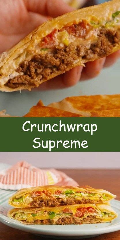 Crunchwrap Supreme | Crunch wrap supreme, Food, Yummy