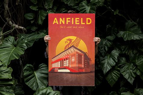 Liverpool Fc Poster This is Anfield Poster Illustrated Art | Etsy