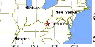 Tornado, West Virginia (WV) ~ population data, races, housing & economy