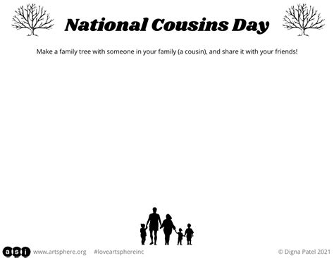 National Cousins Day | Art Sphere Inc.