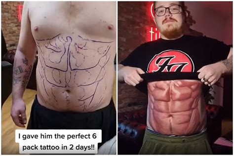 Man's Tattooed Six-Pack Sparks Fierce Debate Online Amid Claims It's 'Fake' - Newsweek