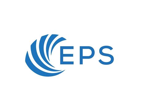 EPS letter logo design on white background. EPS creative circle letter logo concept. EPS letter ...