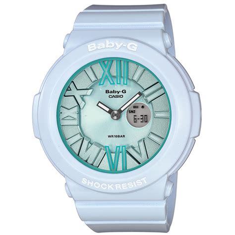 G-shock Babyg Watch Womens Analogdigital Light Blue Resin Strap 43mm Bga1612b in Blue (No Color ...