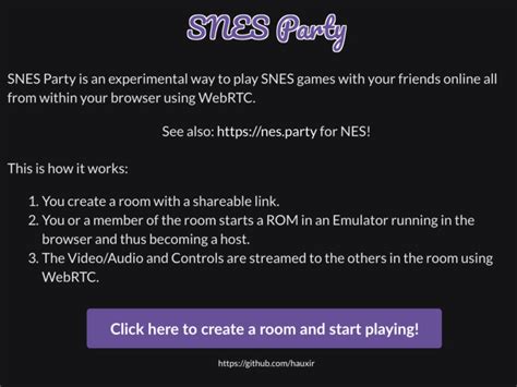 Play multiplayer Super Nintendo games in your browser with SNES Party