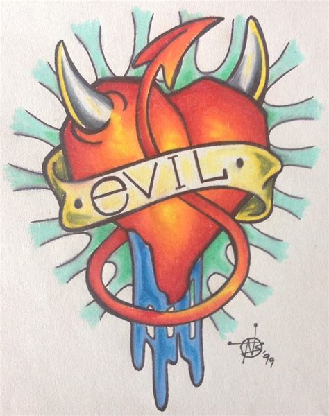 Evil heart Drawing by Noah Babcock - Fine Art America