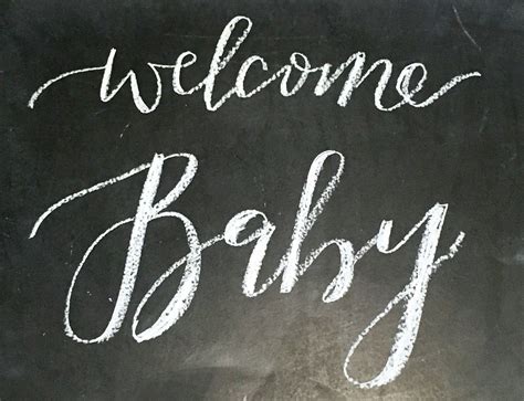 Welcome baby sign | Welcome baby signs, Welcome baby, Baby signs