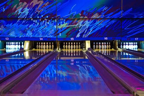 Bowling Alley stock image. Image of alley, sport, entertainment - 1449011