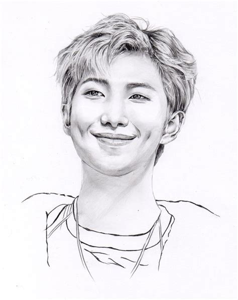 How To Draw Rm Bts Youtube Cute Disney Drawings Bts Drawings | Images and Photos finder