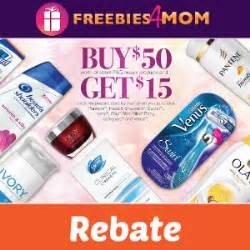 *Expired* Rebate: $15 Back on $50 P&G Beauty Products - Freebies 4 Mom