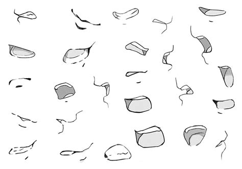 How to Draw Anime Mouths and Lips With Expressions, an in-Depth Guide – GVAAT'S WORKSHOP