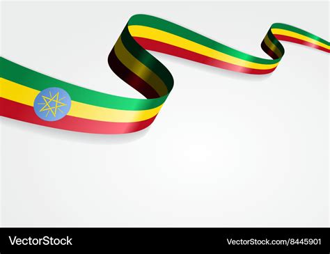 Ethiopian flag background Royalty Free Vector Image