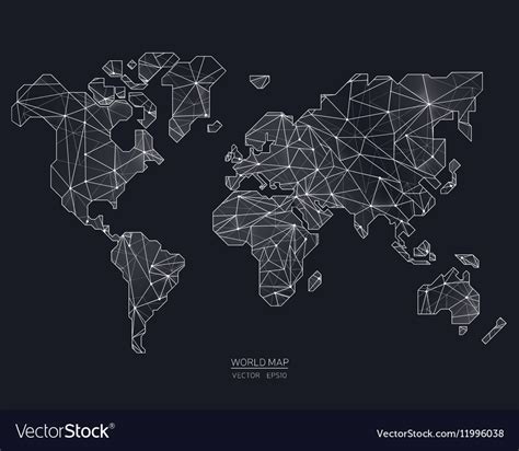 World map Royalty Free Vector Image - VectorStock